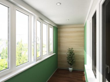 iç görselleştirme. 3D render