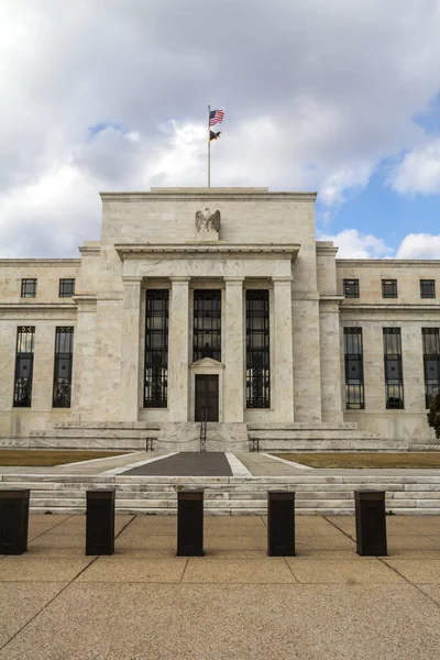 Gebäude Der Federal Reserve Washington Vereinigte Staaten Fed — Stockfoto