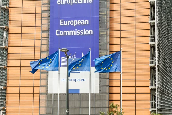 Brussel België Hoofdkantoor Van Europese Commissie Brussel België Europa — Stockfoto