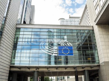 Brüksel, BELGIUM: Brüksel, Belçika 'da Avrupa Parlamentosu binası