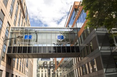 Brüksel, BELGIUM: Brüksel, Belçika 'da Avrupa Parlamentosu binası