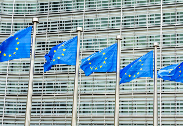 Brussels, BELGIUM European Commission Headquarters building in Brussels, Belgium, Europe