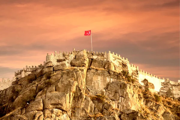 Antike Historische Burg Afyon Karahisar Türkei — Stockfoto