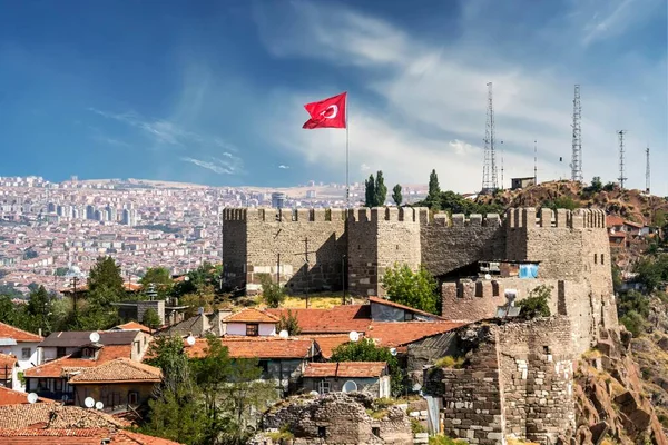 Kasteel Van Ankara Ankara Hoofdstad Van Turkije — Stockfoto