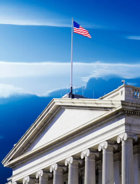 Palazzo Del Dipartimento Del Tesoro Degli Stati Uniti Washington — Foto Stock