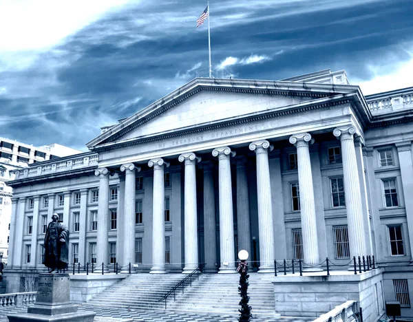 United States Treasury Department Building Washington — Stockfoto