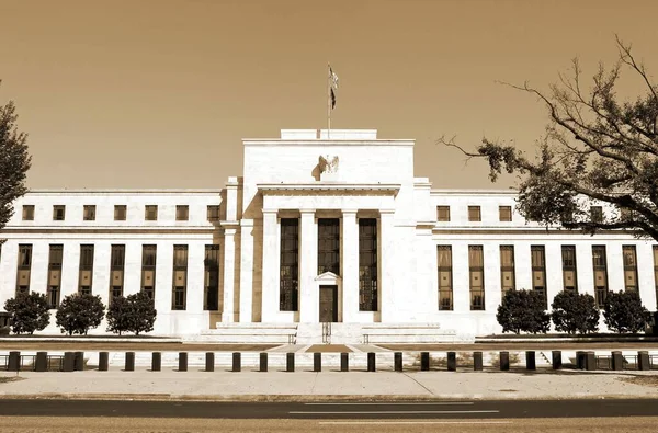 Gebäude Der Federal Reserve Washington Vereinigte Staaten Fed — Stockfoto