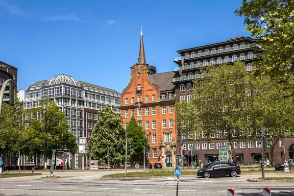 Hamburg Mai 2019 Stadtteil Altona Straßenansicht Hamburg — Stockfoto