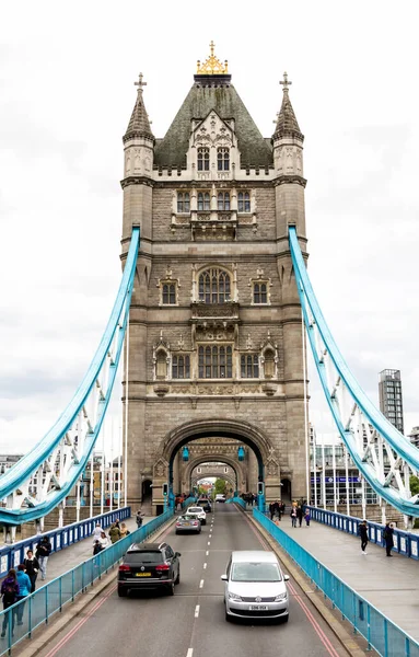 Vista Del Famoso Tower Bridge Londres Inglaterra — Foto de Stock