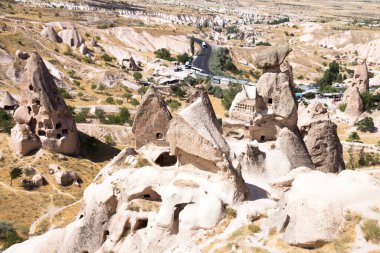 Goreme, Kapadokya 'daki Mağara Evleri, Türkiye