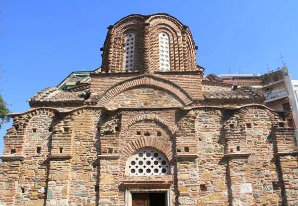 Церква Панайя Чалкеон Була Заснована 1028 Році Салоніки — стокове фото