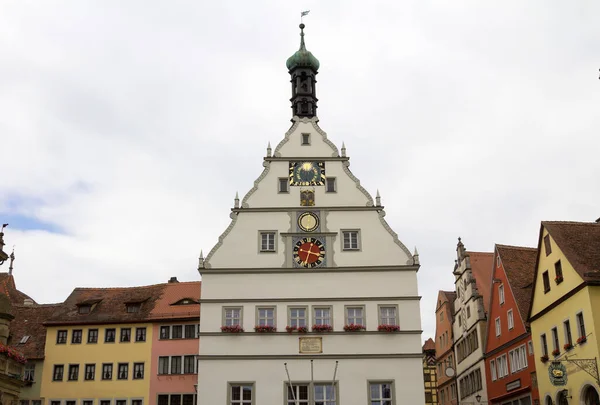 Rothenburg Der Tauber Történelmi Belváros Bajorország Németország — Stock Fotó