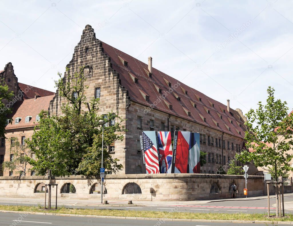 The courthouse in Nurnberg, where the Nuremberg trials took place, The Nuremberg trials were a series of military tribunals, held by the Allied forces after WWII NURNBERG,GERMANY