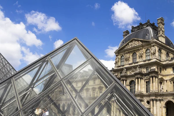 Paris France Louvre Museum One World Largest Museums Most Popular — Stock Photo, Image