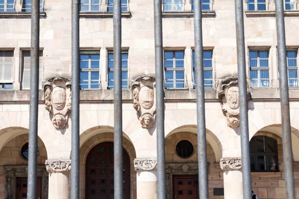 Tribunal Nuremberg Donde Tuvieron Lugar Los Juicios Nuremberg Los Juicios — Foto de Stock
