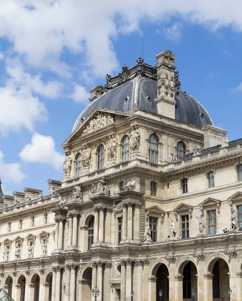 París Francia Museo Del Louvre Uno Los Museos Más Grandes —  Fotos de Stock