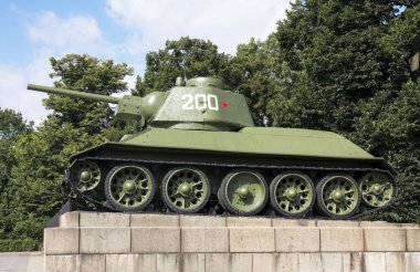 Berlin, Almanya 'daki Sovyet Savaş Anıtı (Tiergarten). 2. Dünya Savaşı