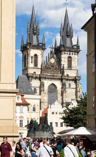 Igreja Nossa Senhora Tyn Praga República Checa — Fotografia de Stock