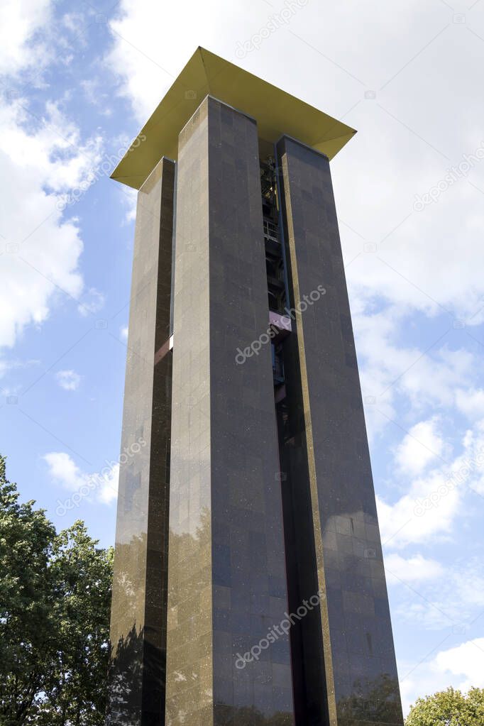 The Carillon (Glockenspiel) in Berlin's Grosser Tiergarten. The Carillon in Berlin is the biggest in Europe and holds regular concerts.