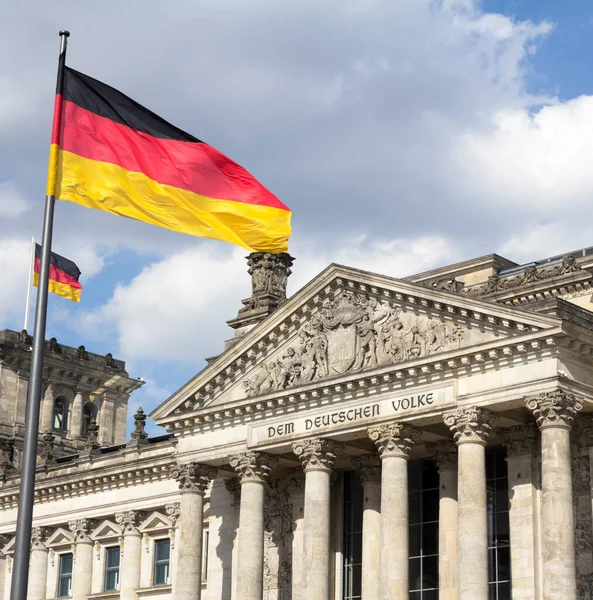 Reichstagsgebäude Sitz Des Deutschen Bundestages Berlin Mitte Deutschland — Stockfoto