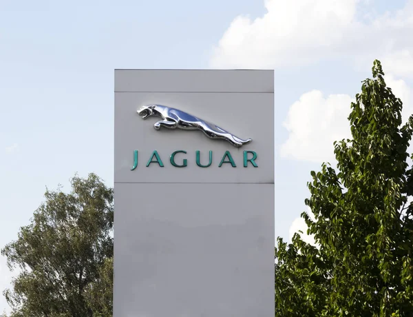 Nurnberg Německo Logo Společnosti Jaguar Jaguar Land Rover Britský Nadnárodní — Stock fotografie