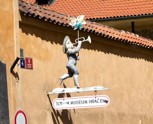 Praga República Checa Entrada Los Conocidos Juguetes Del Museo Praga — Foto de Stock