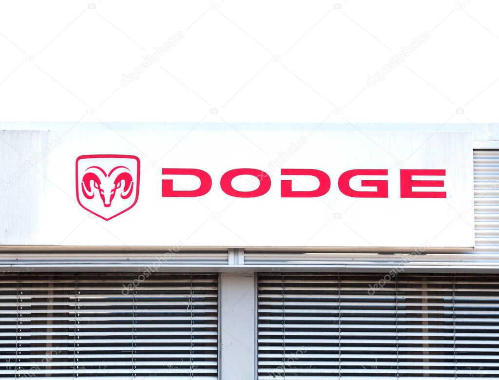 Dodge logo, Dealership in Nurnberg