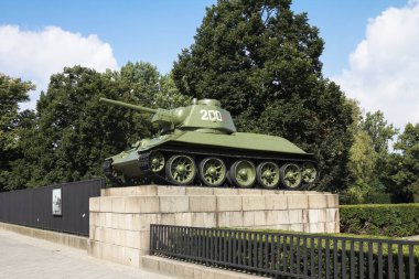 Berlin, Almanya 'daki Sovyet Savaş Anıtı (Tiergarten). 2. Dünya Savaşı