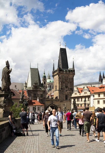 Praga Capital Maior Cidade República Tcheca Décima Quarta Maior Cidade — Fotografia de Stock