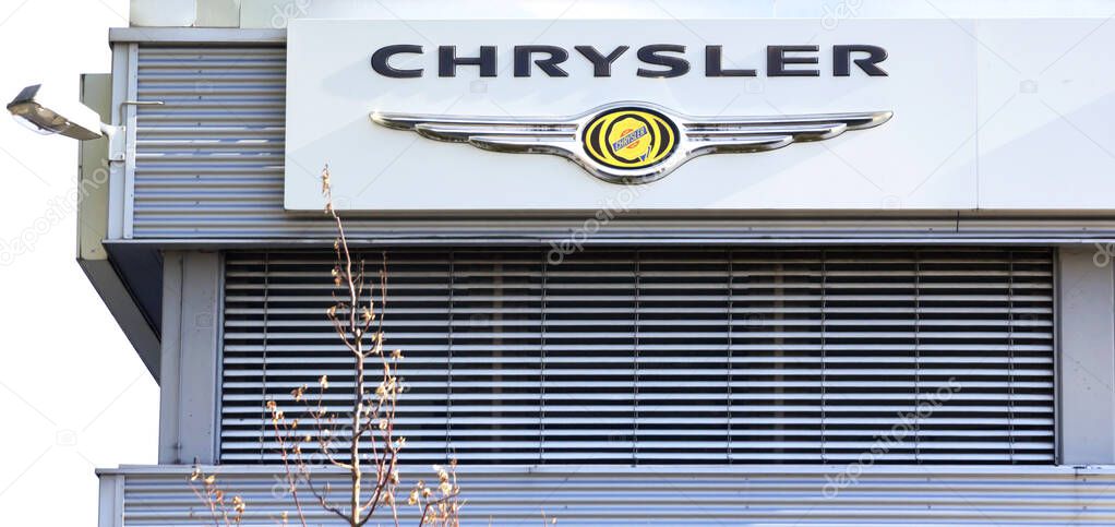 Nurnberg, Germany: Chrysler is an American automobile manufacturer headquartered in Auburn Hills, Michigan and owned by holding company Fiat Chrysler Automobiles
