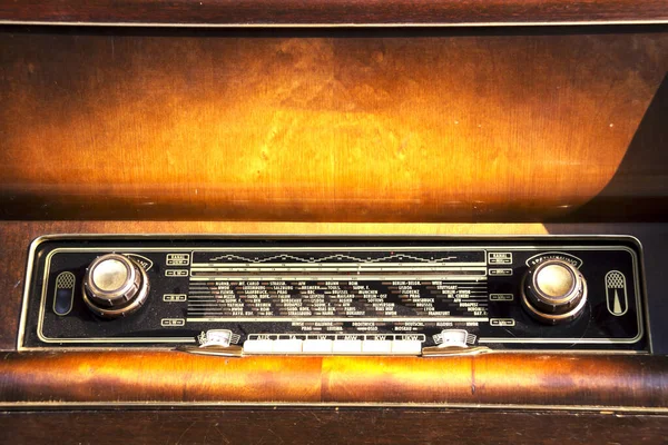 Staré Rádio Roku 1950 Roky — Stock fotografie