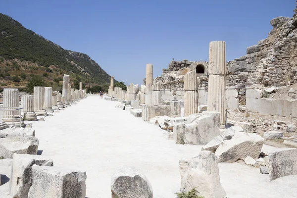 Efes Türkiye Deki Antik Kalıntılar — Stok fotoğraf