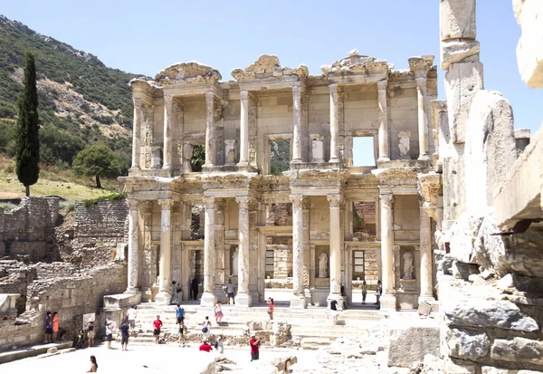 Biblioteca Celsus Éfeso Turquia — Fotografia de Stock