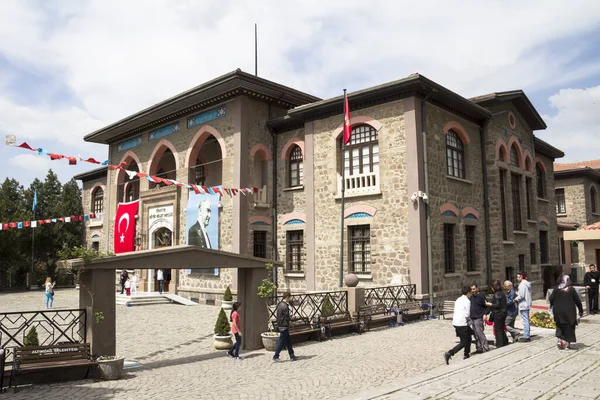 Первое Здание Турецкого Парламента Музей Республики Сейчас Анкаре Турецкая Республика — стоковое фото