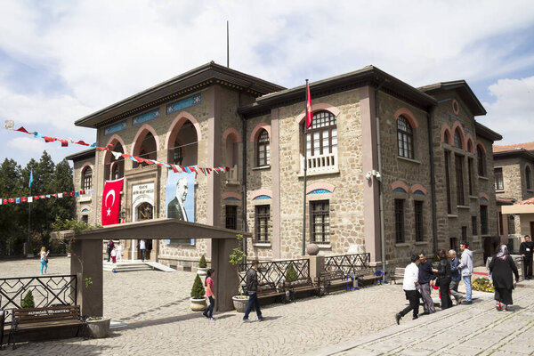 First Turkish Parliament Building (Repuclic Museum now in Ankara , Turkish Republic was founded by under the leadership of Mustafa Kemal ATATURK on the building.