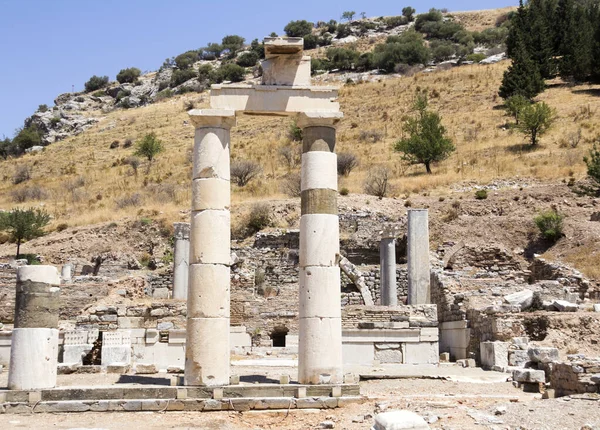 Forntida Ruiner Efesos Turkiet — Stockfoto