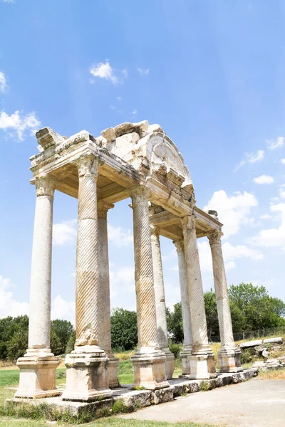 Porta Entrada Romana Para Templo Afrodite — Fotografia de Stock