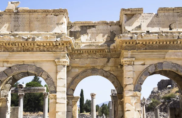 Oude Ruïnes Efeze Turkije — Stockfoto