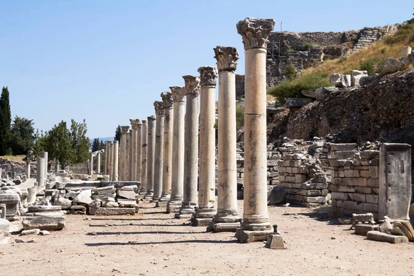 Ruines Antiques Ephèse Turquie — Photo