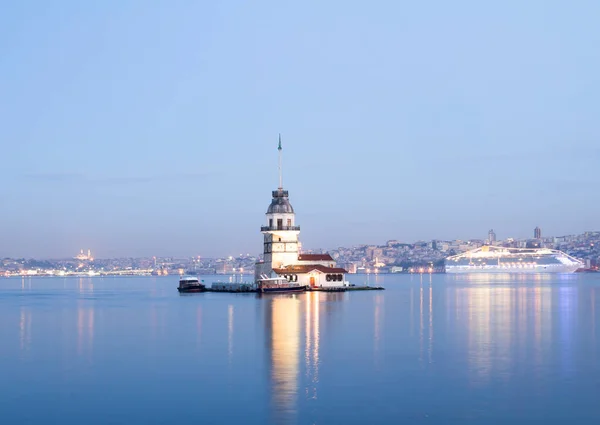 Mädchenturm Istanbul Türkei — Stockfoto