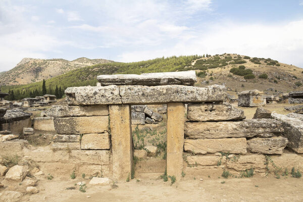 Ruins of the ancient city of Hierapolis,Turkey