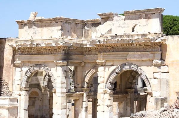 Celsova Knihovna Knihovna Efesu Turecko — Stock fotografie