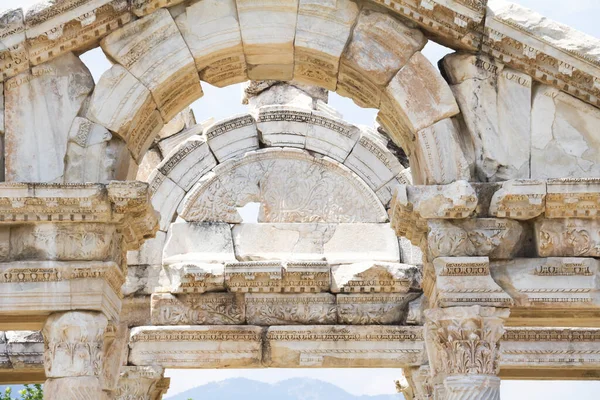 Famous Tetrapylon Gate Aphrodisias Turkey Dedicated Aphrodite Built Hellenic Era — Stock Photo, Image