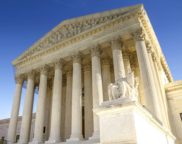Supreme Court building in Washington, DC