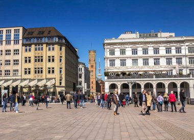 Hamburg, Almanya, 11 Mayıs 2019: Hamburg şehir merkezi
