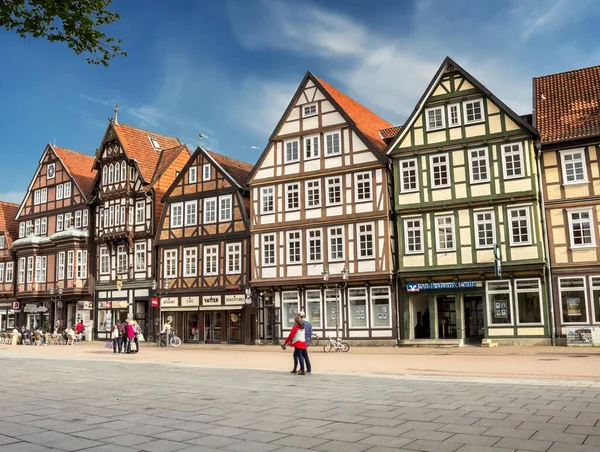 Celle Duitsland Historische Vakwerkhuizen Celle Duitsland — Stockfoto