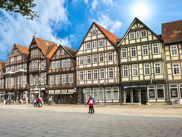 Celle Duitsland Historische Vakwerkhuizen Celle Duitsland — Stockfoto