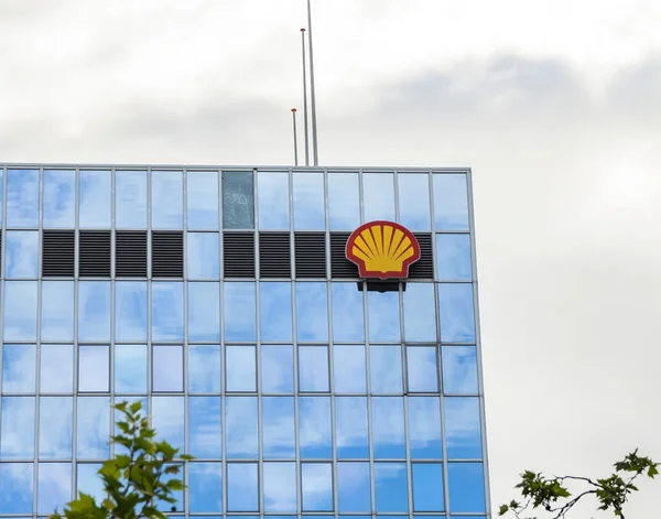 Rotterdam Países Bajos Edificio Shell Rotterdam Royal Dutch Shell Plc — Foto de Stock