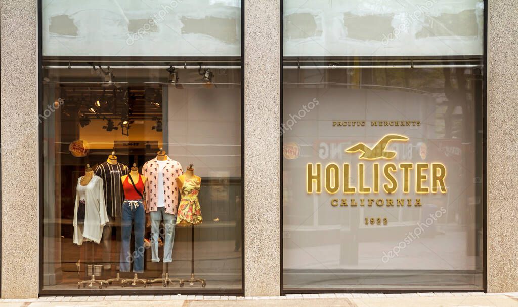 ROTTERDAM, NETHERLANDS : Hollister store front