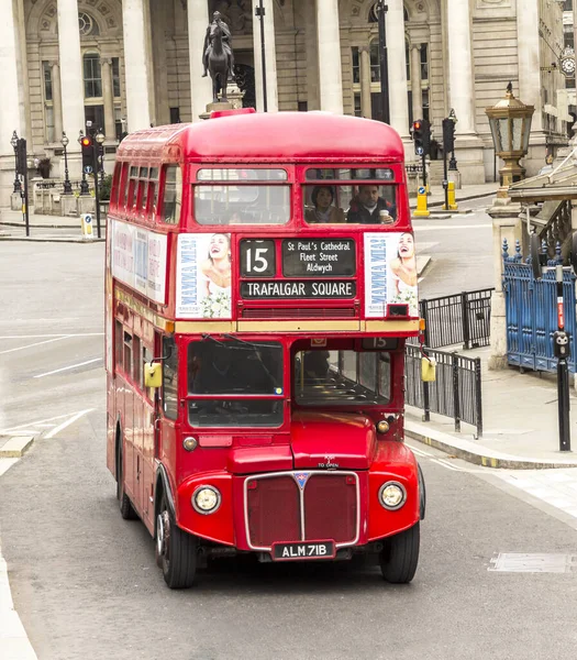 Londres Reino Unido Autobús Dos Pisos Londres — Foto de Stock